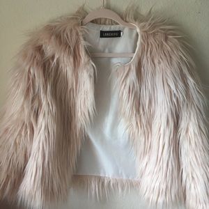 Pink Fuzzy Coat